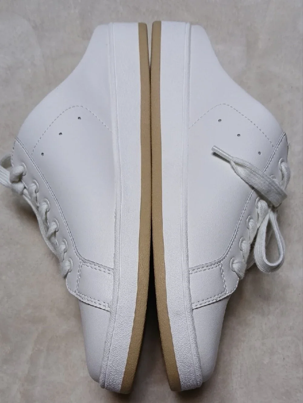 Chico's White Lace-Up Slide Sneakers  Size 10